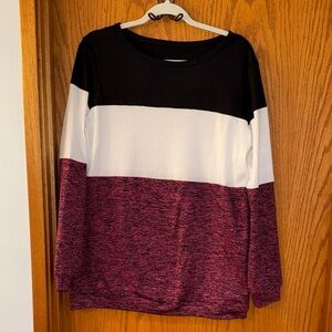 NWOT Women's Long Sleeve Colorblock Shirt